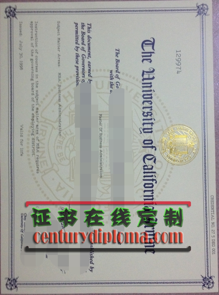 详解：如何定制“一比一复刻加州大学欧文分校毕业证”